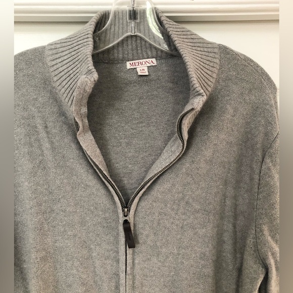 Men’s Full-Zip Collar Pocket Cardigan Sweater Jacket - Picture 4 of 16